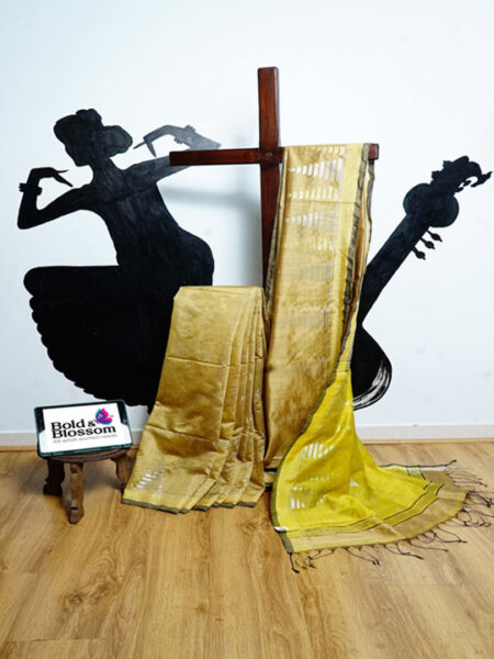 Golden with yellow bengal cotton