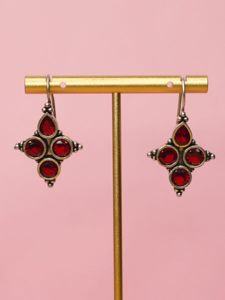 4 stone oxidised dangler