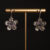 Single stone oxidised stud
