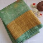 Green fancy printed
